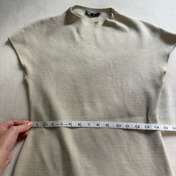 ZARA | Cream Mini Dress - Picture 4 of 6